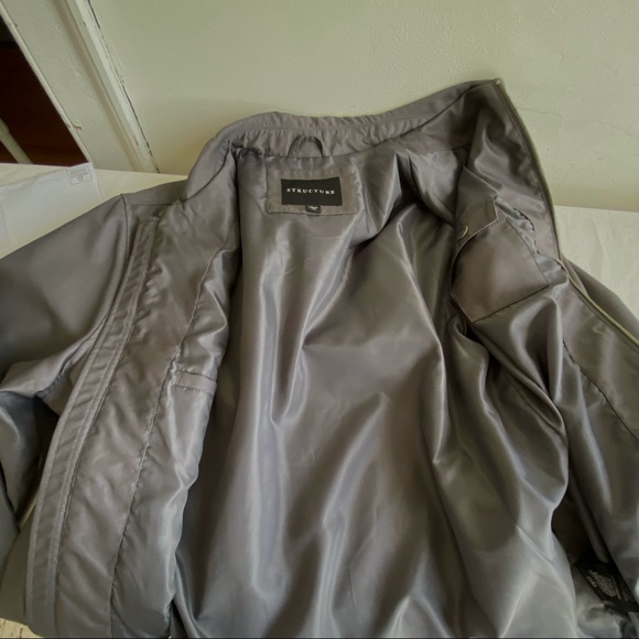 Vintage Structure Men's Grey Mesh Jacket - Picture 14 of 14